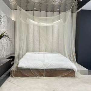 מיטה יחידה או כפולה תליית יתוש & חופה צהוב מלבני צורה מקופלת תכונה מחיר הטוב ביותר - Product Image 6