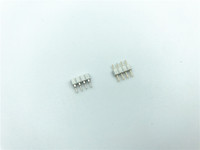 Adaptateur de bande DIP 2,54 mm 1*4 broches, longueur des broches = 10,0 mm, connecteur LED RGB en plastique noir