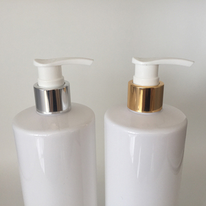 Chai Nhựa PET Màu Trắng Có Thể Đổ Đầy Lại 500Ml Với Nắp Bơm Kem Dưỡng Da Màu Vàng Bạc, Hộp Đựng Dầu Gội Trắng 16Oz - Product Image 4