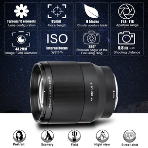 เลนส์กล้อง Viltrox 85 มม. F1.8 STM สำหรับ <span class=keywords><strong>Nikon</strong></span> Z Mount Z5 Z50 Z6 Z6II <span class=keywords><strong>Z7</strong></span> <span class=keywords><strong>II</strong></span> ฟูลเฟรม ออโต้โฟกัส เลนส์ไพร์มสำหรับถ่ายภาพบุคคล โฟกัสดวงตา AF - Product Image 2