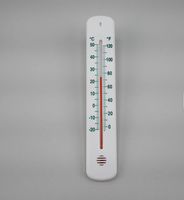 Thermomètre à liquide en métal durable pour usage intérieur/extérieur, thermomètre mural de jardin avec surveillance de la température