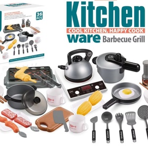 Juguete de Cocina para Niños, Juego de Cocina Educativo de Plástico Real, Utensilios de Simulación, Cocina de Inducción, Juguete de Estufa - Product Image 3