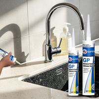 GUFENG GP Mastic silicone direct pour fissures de béton, pour cadres de fenêtres et de portes