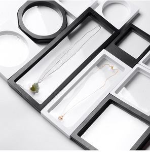 Jewelry Box Factory Transparent Film PE Suspension Display Soft Jewelry Storage Box