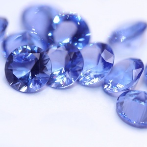 Redleaf Bijoux <span class=keywords><strong>prix</strong></span> Discount <span class=keywords><strong>tanzanite</strong></span> 10.0mm rond brillant coupe verre gemmes - Product Image 6