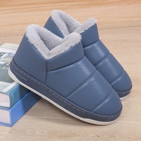 Chaussons d'hiver chauds et moelleux pour la maison, antidérapants, pour l'intérieur et l'extérieur