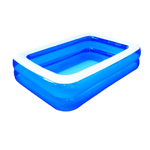 <span class=keywords><strong>สระ</strong></span>ว่าย<span class=keywords><strong>น้ำ</strong></span><span class=keywords><strong>เป่า</strong></span><span class=keywords><strong>ลม</strong></span> PVC สองชั้น สีฟ้าขาว โปร่งใส คุณภาพสูง ราคาถูก ทนทาน ขายส่งจากโรงงาน - Product Image 1