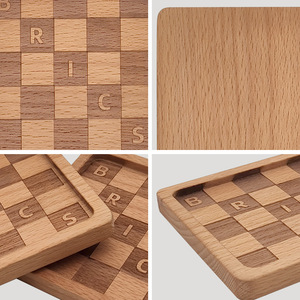 Beechwood Creative <b>Tea</b> <b>Cup</b> Coaster, Chinese <b>Tea</b> Ceremony <b>Tea</b> <b>Cup</b> Coffee Heat Insulation Mat, Walnut Wood Multi-Size Coaster <b>Set</b> - Product Image 4