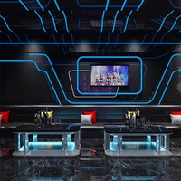 Meubles de table de bar/café pour discothèque, karaoké, bar, décoration d'intérieur pour salle de KTV moderne et luxueuse Table de comptoir pour cocktail, bière et vin