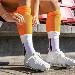 Bandes antidérapantes en silicone personnalisées avec logo pour protège-tibias de football, pour adultes, jeunes et enfants, vente en gros - Product Image 4