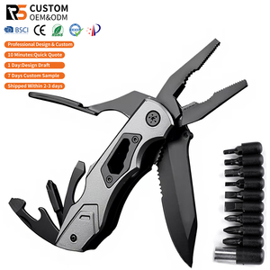 Navaja Multiherramienta Plegable de Alta Calidad con Mango de Aluminio, Herramienta Táctica de Supervivencia para Campamento con Llave Inglesa, Destornillador y Cuchilla - Product Image 1