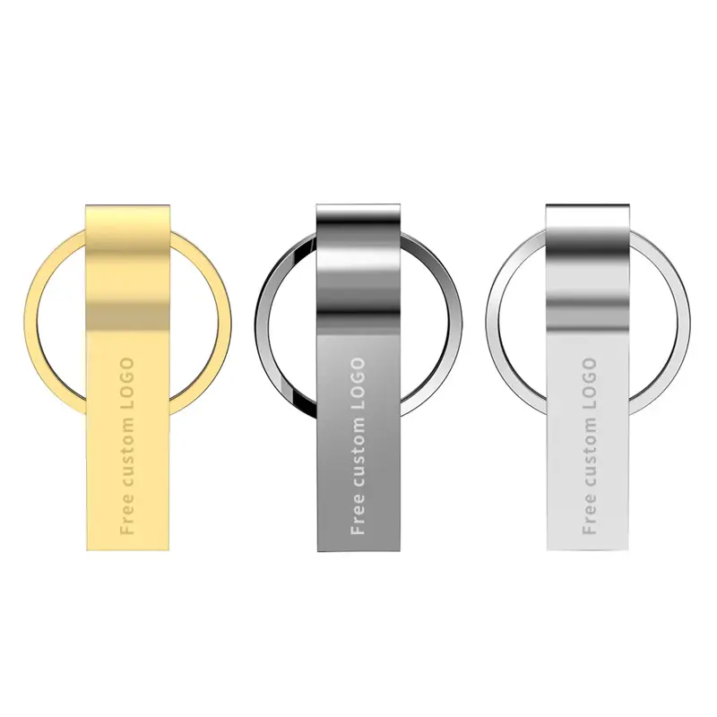 Gitra Wholesale Promotional Gift 4GB 8GB 16GB 32GB 64GB 128GB Mini Keychain Metal USB Flash Drive Customized Usb Stick cle usb