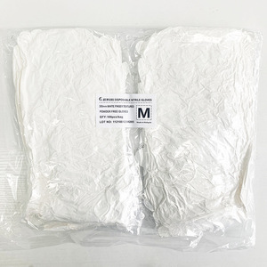 Guantes desechables de nitrilo sin polvo, extra largos, gruesos, resistentes al aceite y al agua, para uso en fábricas de electrónica. - Product Image 2