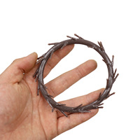 Base de couronne en plastique, support pour couronne de Noël et arrangement de fleurs artificielles, accessoire de décoration de porte pour les fêtes