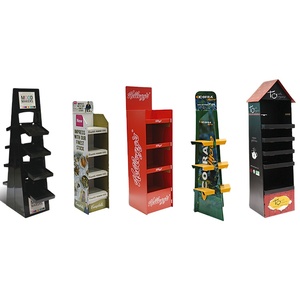 SD SD-512 siêu thị hiển thị đứng thực phẩm khoai tây chiên cà phê đậu sô cô la tùy chỉnh bán lẻ các tông hiển thị sàn - Product Image 1