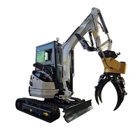 TKMACH / SDTKMACH mini excavateur 1t 1 5t 1 8t 2t 3t multifonction terrassement machines de terrassement excavateur avec luxe fermé