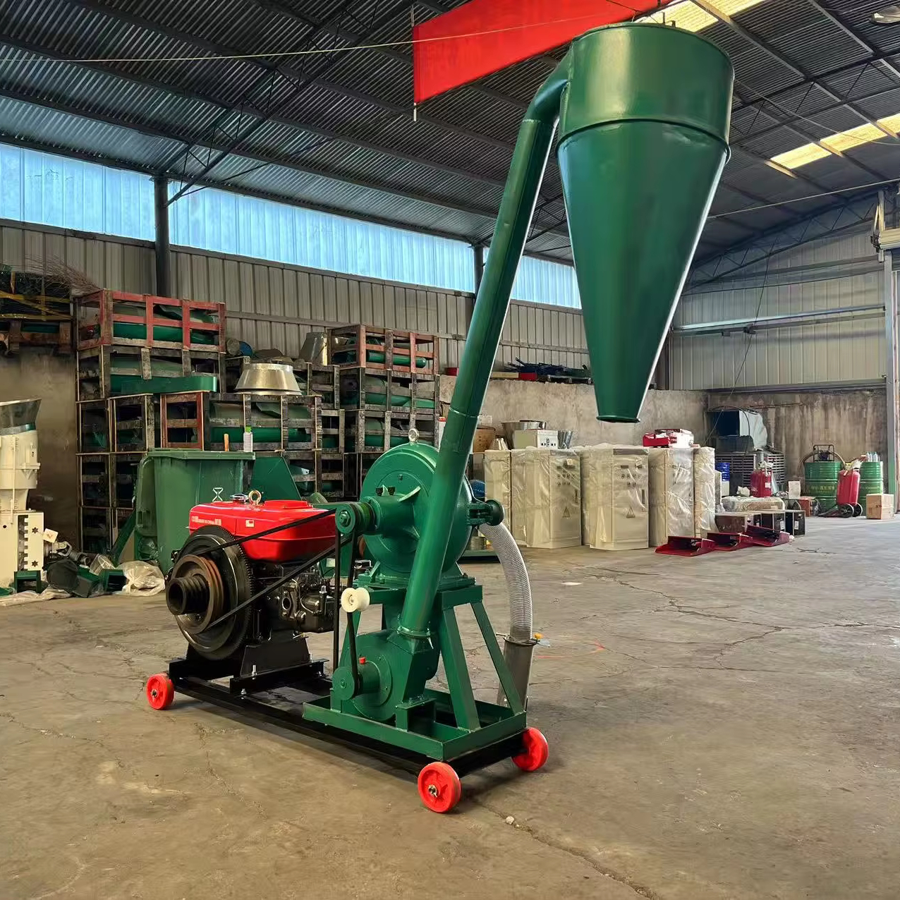 High Grade Small Corn Flour Grinder 18 kw Electric Grain Grinder Wheat Maize Flour Milling Machine