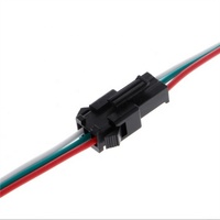 Câble 3 broches JST SM mâle-femelle WS2812B WS2811 SK6812, connecteur d'extension LED pour bande LED