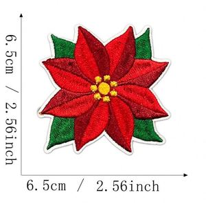 Patchs thermocollants écologiques brodés à l'ordinateur pour cadeaux de Noël, chaussettes, gants, bonhomme de neige, gâteau, sucette, pour vêtements, sacs, chapeaux - Product Image 4