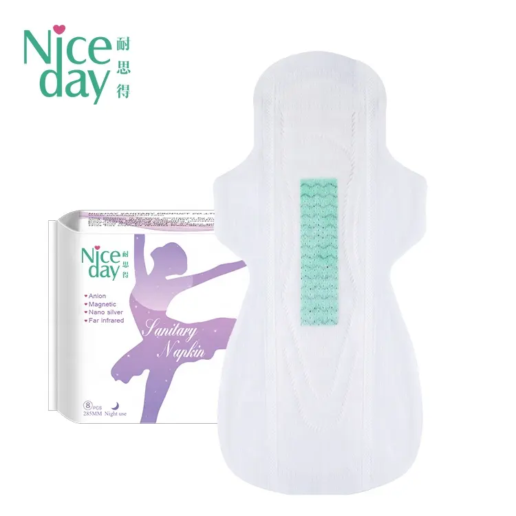 Niceday Hot sale ladies negative anion sanitary pads absorbent sanitary napkin in stock