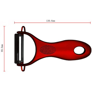 Nuovo Design, Set di 5 <span class=keywords><strong>Coltelli</strong></span> <span class=keywords><strong>in</strong></span> <span class=keywords><strong>Ceramica</strong></span> con Pelapatate per Cucina e Uso Domestico, con Blocco <span class=keywords><strong>in</strong></span> Acrilico - Product Image 5