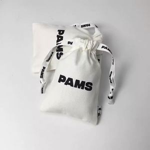 Small Custom Logo Cotton Canvas Fabric Muslin Drawstring Supermarket <b>Bag</b> With Printed Black Friday Recycled <b>Gift</b> <b>Bags</b> - Product Image 2