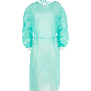 SJ Fabricant Non Tissé Médical De Protection Élastique Tricoté Poignets PP + PE Chemises D'hôpital Isolation Jetable - Product Image 6