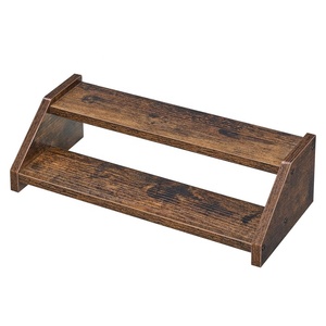 Espositore Vintage a 2 <span class=keywords><strong>Ripiani</strong></span> in Legno <span class=keywords><strong>per</strong></span> Cupcake, Portaspezie da <span class=keywords><strong>Cucina</strong></span>, Organizzatore da Bancone a Due Livelli - Product Image 2