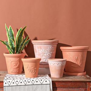 Offre Spéciale terre cuite argile planteur intérieur extérieur Pot de jardin <span class=keywords><strong>pour</strong></span> plantes <span class=keywords><strong>succulentes</strong></span> cactus fleur d'olive sol suspendu utilisation en gros - Product Image 5