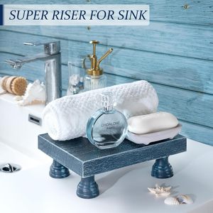 Supporti Decorativi in Legno <span class=keywords><strong>per</strong></span> Arredamento Casa, Piedistallo in Legno <span class=keywords><strong>per</strong></span> Decorazione <span class=keywords><strong>Cucina</strong></span> e Organizzatore da Bancone - Product Image 3