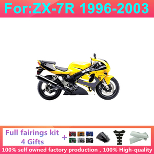 Kit Completo de Carenado para Motocicleta Compatible con <span class=keywords><strong>KAWASAKI</strong></span> <span class=keywords><strong>NINJA</strong></span> ZX750 <span class=keywords><strong>ZX7R</strong></span> ZX-7R 1996 1997 1998 <span class=keywords><strong>1999</strong></span> 2000 2001 2002 2003 - Product Image 5