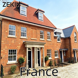 Zekin France Project Villa Ce Certified Aluminum <b>Window</b> Tempered Glass Energy Efficient Sdl French Hung <b>Window</b> Picture <b>Windows</b> - Product Image 1