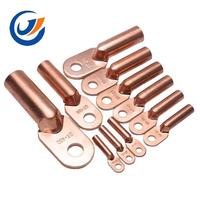 Cosses annulaires en cuivre série DT T2, plaquées étain, 600V, pour connexion par sertissage de câbles électriques