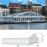 Tente extérieure multifonctionnelle de grande taille pour mariage, fête, événement, abri, terrain de basket-ball, terrain de tennis, chapiteau de stade