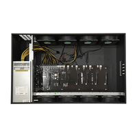 65mm Spacing 8GPU Computer case Frame 8 GPU 4u Gpu case Full Tower Machine Server Box