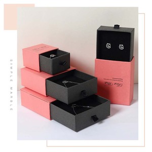 Jewelry Storage <b>Boxes</b> Multi Size Drawer <b>Packaging</b> For Rings Earrings Necklaces Bracelets Paperboard Rectangular Jewelry - Product Image 3