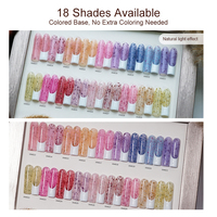 Gel de construction pour ongles HEMA Free Milky Flower 30g, gel UV LED pastel effet pétale, gel dur à retirer par trempage pour vernis à ongles professionnel