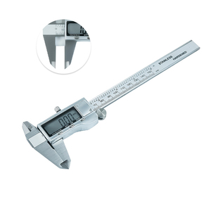 <span class=keywords><strong>Calibrador</strong></span> Digital <span class=keywords><strong>Vernier</strong></span> <span class=keywords><strong>de</strong></span> Acero Inoxidable <span class=keywords><strong>de</strong></span> 0-150 mm (6 Pulgadas) con Pantalla Grande, Medición Métrica y <span class=keywords><strong>en</strong></span> <span class=keywords><strong>Fracciones</strong></span> - Product Image 1