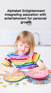 Livre sensoriel Montessori, aide pédagogique, jouet d'apprentissage, livre d'autocollants éducatifs pour les mots, les lettres et les chiffres, livre détachable pour les jeunes enfants - Product Image 3