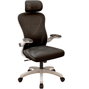 Chaise <span class=keywords><strong>de</strong></span> <span class=keywords><strong>bureau</strong></span> ergonomique en maille avec <span class=keywords><strong>protection</strong></span> lombaire, base 5 étoiles, design moderne pour le confort à la maison et au <span class=keywords><strong>bureau</strong></span> - Product Image 2
