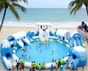 Piscine gonflable, bassin gonflable pour parc aquatique et jeux d'enfants - Product Image 3