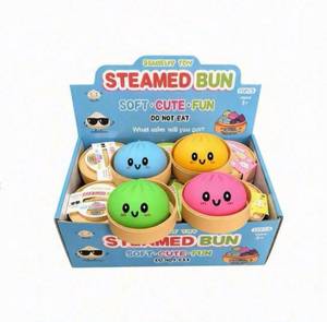 Pelotas Antiestrés Sensoriales de TPR Coloridas con Forma de Dumpling, Bollo al Vapor y Baozi, Caja Sorpresa, Juguete Sensorial Unisex - Product Image 2