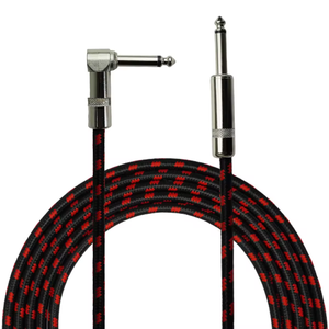 <span class=keywords><strong>Cable</strong></span> de guitarra eléctrica trenzado de 1m, 3m, 5m, 1/4, 6,35mm, con mono TS <span class=keywords><strong>Jack</strong></span> Patch Amp, accesorio de efecto <span class=keywords><strong>para</strong></span> amplificador de instrumentos de audio - Product Image 3