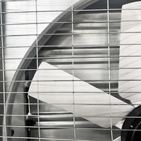 Extracteur d'air industriel mural de type boîte, tailles super variables de 200 mm à 1750 mm, pour la ventilation des serres avicoles, ventilateur EC