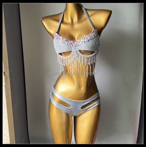 Kaynak fabrika kişisel 20 tarzı üzerinde mevcut olabilir özel Logo/tasarım/stil toptan özelleştirme Rhinestone Bikini seti - Product Image 3