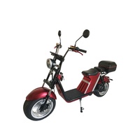 Vente flash DOT 2000W Vente directe d'usine Scooter à 2 roues Citycoco avec pneus larges et boîte arrière améliorée