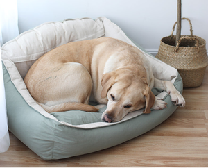 Panier De Chat Pour Chiens, oreiller rond Pour animaux De compagnie, canapé Pour Grands, sommeil, respiration, produits Logo personnalisés - Product Image 5