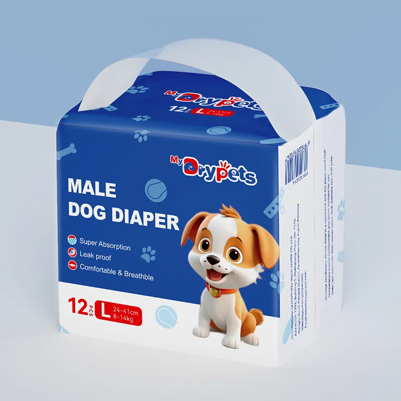 अच्छी गुणवत्ता वाली थोक डिस्पोजेबल शारीरिक पैंट लक्जरी कुत्ते डायपर पुरुष और महिला पालतू पैड कुत्ते लपेटें