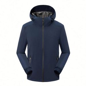 Design Men's Windproof Breathable Outdoor Sport <b>Jacket</b> Waterproof Zipper Closure Breathable Print Pattern Plus Size Blouson - Product Image 1