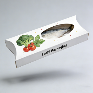 Caja <span class=keywords><strong>de</strong></span> Embalaje Personalizada Impermeable y Resistente al Aceite para Sashimi <span class=keywords><strong>de</strong></span> Salmón y Atún con Ventana - Product Image 4